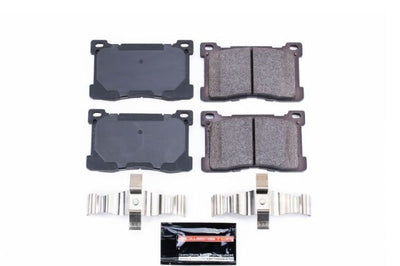 PowerStop Power Stop 12-16 Hyundai Equus Front Z23 Evolution Sport Brake Pads w/Hardware - Brakes Rotors &
