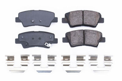 PowerStop Power Stop 12-17 Hyundai Azera Rear Z17 Evolution Ceramic Brake Pads w/Hardware - Brakes Rotors &