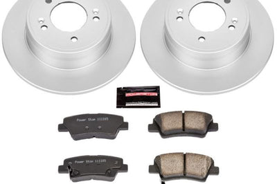 PowerStop Power Stop 12-17 Hyundai Azera Rear Z17 Evolution Geomet Coated Brake Kit - Brakes Rotors & Pads