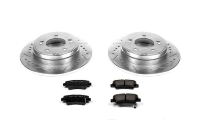 PowerStop Power Stop 12-17 Hyundai Azera Rear Z23 Evolution Sport Brake Kit - Brakes Rotors & Pads