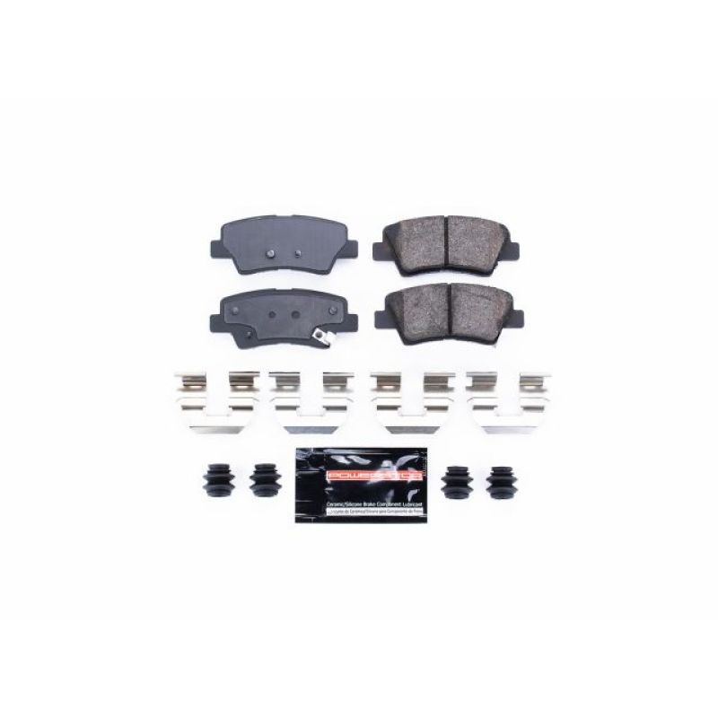 PowerStop Power Stop 12-17 Hyundai Azera Rear Z23 Evolution Sport Brake Pads w/Hardware - Brakes Rotors &