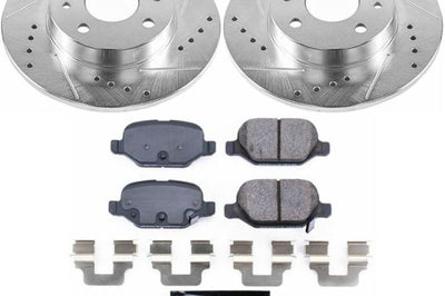 PowerStop Power Stop 12-18 Fiat 500 Rear Z23 Evolution Sport Brake Kit - Brakes Rotors & Pads