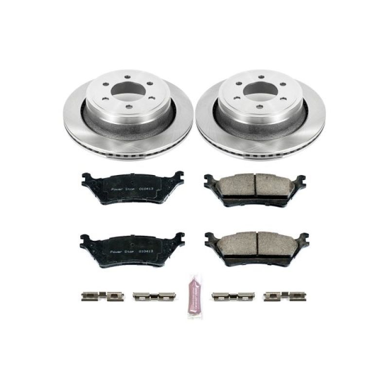 PowerStop Power Stop 12-18 Ford F-150 Rear Autospecialty Brake Kit - Brakes Rotors & Pads