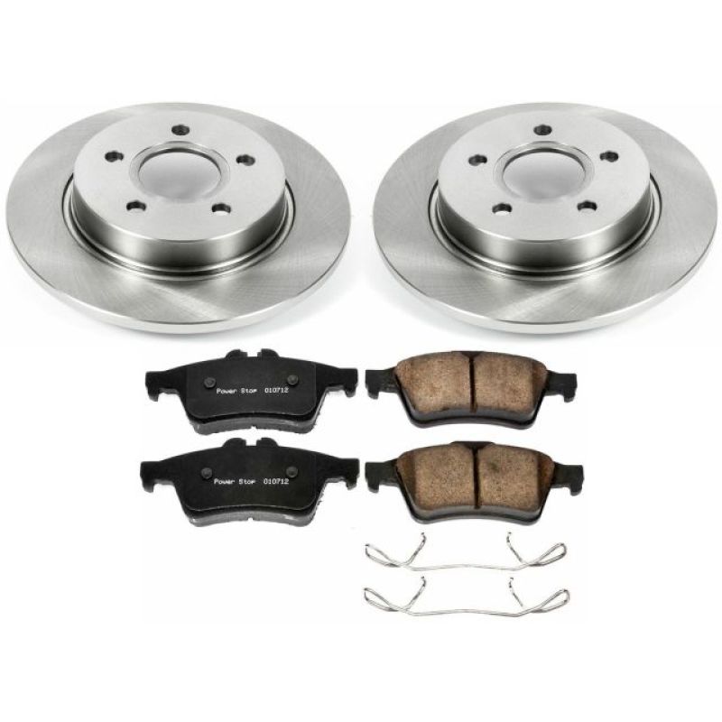 PowerStop Power Stop 12-18 Ford Focus Rear Autospecialty Brake Kit - Brakes Rotors & Pads