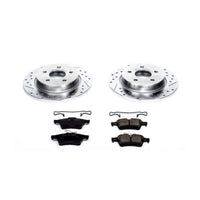 PowerStop Power Stop 12-18 Ford Focus Rear Z23 Evolution Sport Brake Kit - Brakes Rotors & Pads