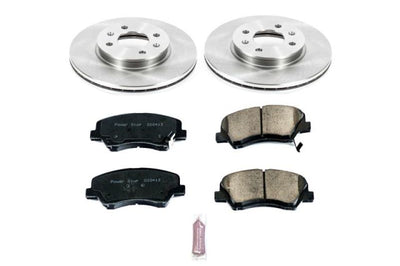 PowerStop Power Stop 12-18 Hyundai Accent Front Autospecialty Brake Kit - Brakes Rotors & Pads