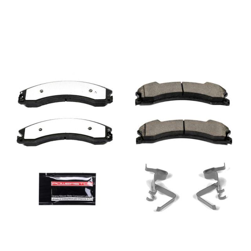 PowerStop Power Stop 12-19 Chevrolet Silverado 2500 HD Front or Rear Z36 Truck & Tow Brake Pads w/Hardware - Brakes