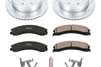 PowerStop Power Stop 12-19 Chevrolet Silverado 2500 HD Front Z23 Evolution Sport Brake Kit - Brakes Rotors & Pads