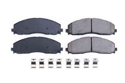 PowerStop Power Stop 12-19 Ford F-250 Super Duty Front Z17 Evolution Ceramic Brake Pads w/Hardware - Brakes Rotors &