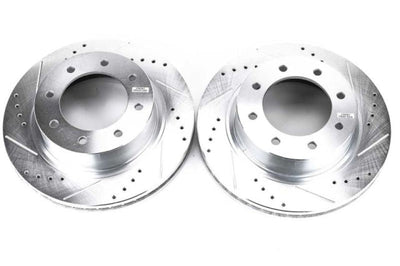 PowerStop Power Stop 12-19 Nissan NV1500 Front Evolution Drilled & Slotted Rotors - Pair - Brakes Pads
