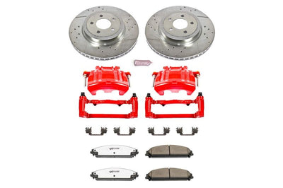 PowerStop Power Stop 12-20 Dodge Charger Front Z26 Street Kit w/Cals - Brakes Rotors & Pads