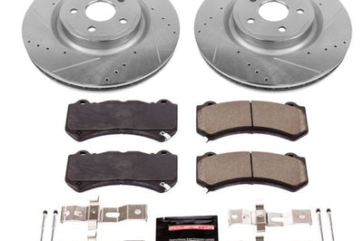 PowerStop Power Stop 12-20 Jeep Grand Cherokee Front Z23 Evolution Brake Kit - Brakes Rotors & Pads