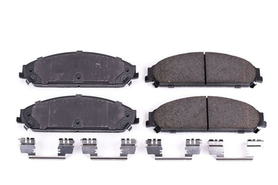 PowerStop Power Stop 13-14 Chrysler 200 Front Z17 Evolution Ceramic Brake Pads w/Hardware - Brakes Rotors &