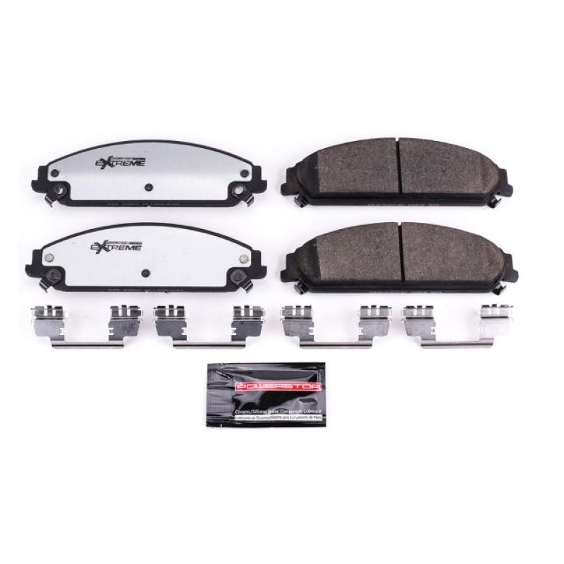 PowerStop Power Stop 13-14 Chrysler 200 Front Z26 Extreme Street Brake Pads w/Hardware - Brakes Rotors &