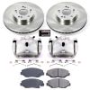 PowerStop Power Stop 13-15 Acura ILX Front Autospecialty Brake Kit w/Calipers - Brakes Rotors & Pads