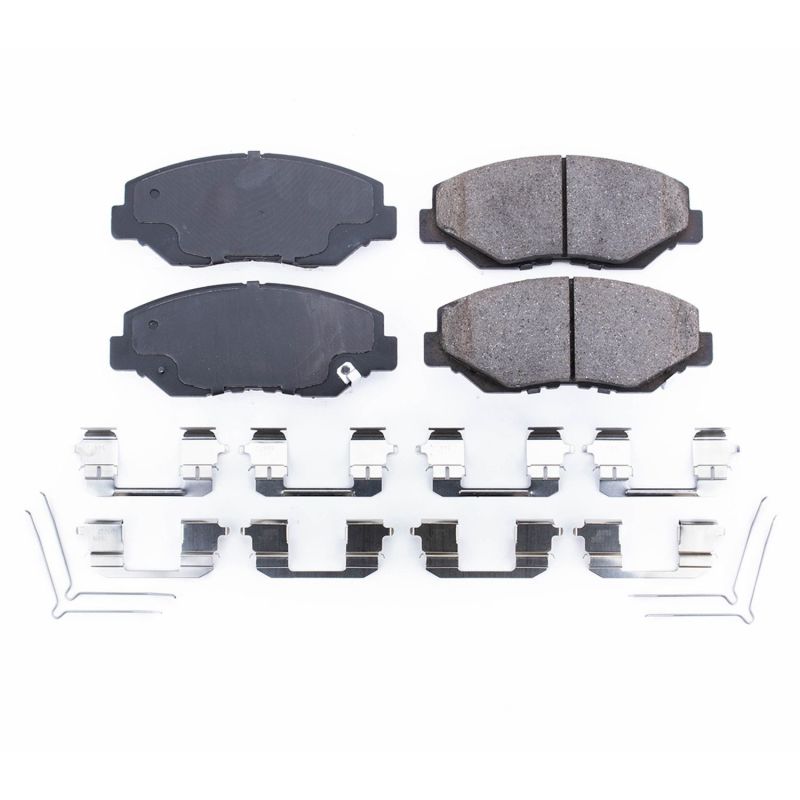 PowerStop Power Stop 13-15 Acura ILX Front Z17 Evolution Ceramic Brake Pads w/Hardware - Brakes Rotors &