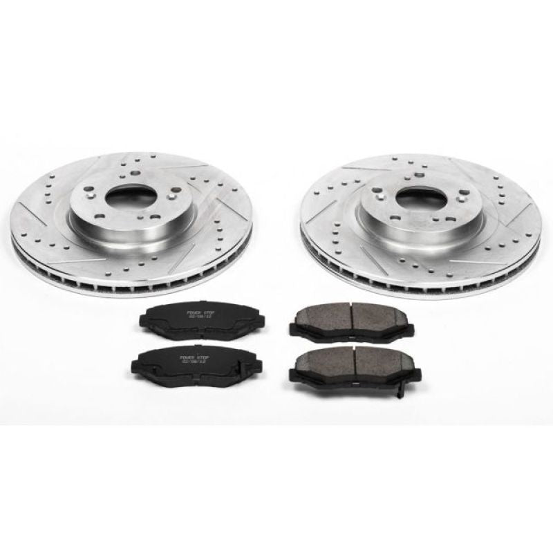 PowerStop Power Stop 13-15 Acura ILX Front Z23 Evolution Sport Brake Kit - Brakes Rotors & Pads