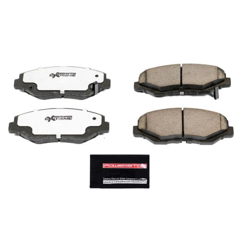 PowerStop Power Stop 13-15 Acura ILX Front Z26 Extreme Street Brake Pads w/Hardware - Brakes Rotors &