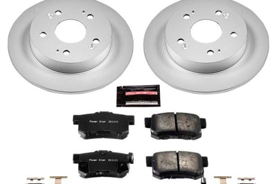 PowerStop Power Stop 13-15 Acura ILX Rear Z17 Evolution Geomet Coated Brake Kit - Brakes Rotors & Pads