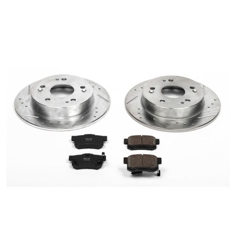 PowerStop Power Stop 13-15 Acura ILX Rear Z23 Evolution Sport Brake Kit - Brakes Rotors & Pads