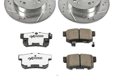 PowerStop Power Stop 13-15 Acura ILX Rear Z26 Street Warrior Brake Kit - Brakes Rotors & Pads