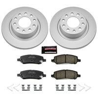 PowerStop Power Stop 13-16 Dodge Dart Rear Z17 Evolution Geomet Coated Brake Kit - Brakes Rotors & Pads