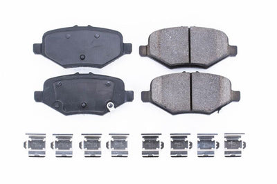 PowerStop Power Stop 13-16 Ford Explorer Rear Z17 Evolution Ceramic Brake Pads w/Hardware - Brakes Rotors &