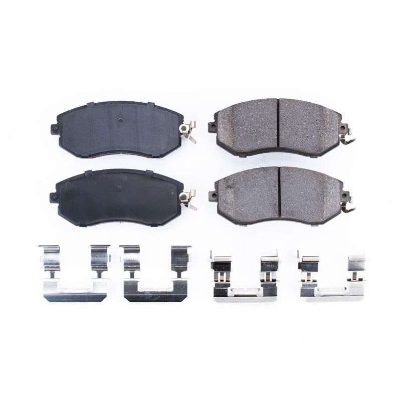 PowerStop Power Stop 13-16 Scion FR-S Front Z17 Evolution Ceramic Brake Pads w/Hardware - Brakes Rotors &
