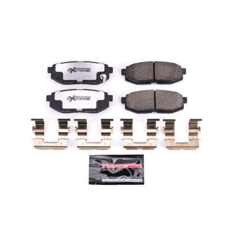 PowerStop Power Stop 13-16 Scion FR-S Rear Z26 Extreme Street Brake Pads w/Hardware - Brakes Rotors &