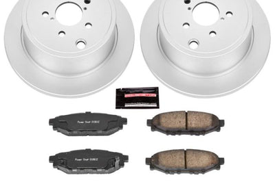 PowerStop Power Stop 13-16 Subaru BRZ Rear Z17 Evolution Geomet Coated Brake Kit - Brakes Rotors & Pads