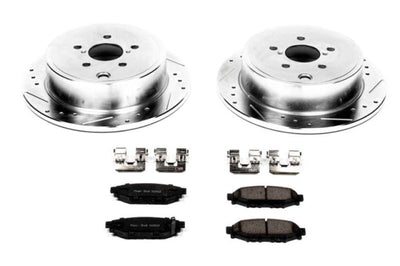 PowerStop Power Stop 13-16 Subaru BRZ Rear Z23 Evolution Sport Brake Kit - Brakes Rotors & Pads