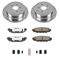 PowerStop Power Stop 13-16 Subaru BRZ Rear Z26 Street Warrior Brake Kit - Brakes Rotors & Pads