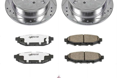 PowerStop Power Stop 13-16 Subaru BRZ Rear Z26 Street Warrior Brake Kit - Brakes Rotors & Pads
