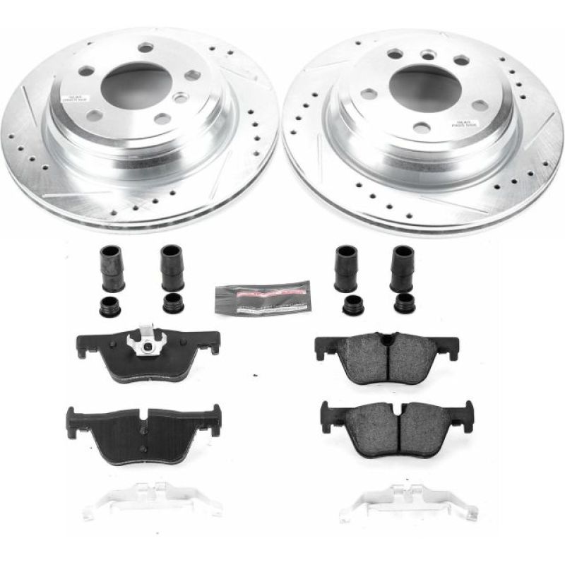 PowerStop Power Stop 13-18 BMW 320i xDrive Rear Z23 Evolution Sport Brake Kit - Brakes Rotors & Pads