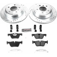 PowerStop Power Stop 13-18 BMW 320i xDrive Rear Z23 Evolution Sport Brake Kit - Brakes Rotors & Pads