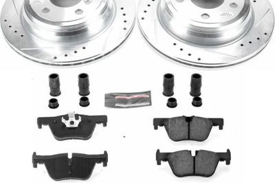 PowerStop Power Stop 13-18 BMW 320i xDrive Rear Z23 Evolution Sport Brake Kit - Brakes Rotors & Pads