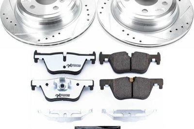 PowerStop Power Stop 13-18 BMW 320i xDrive Rear Z26 Street Warrior Brake Kit - Brakes Rotors & Pads