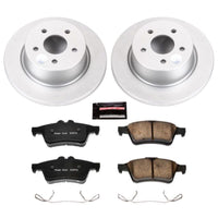 PowerStop Power Stop 13-18 Ford C-Max Rear Z17 Evolution Geomet Coated Brake Kit - Brakes Rotors & Pads