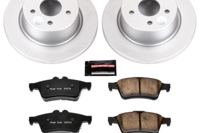 PowerStop Power Stop 13-18 Ford C-Max Rear Z17 Evolution Geomet Coated Brake Kit - Brakes Rotors & Pads