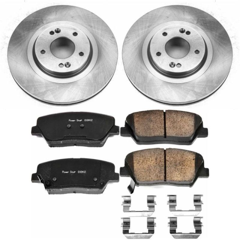 PowerStop Power Stop 13-18 Hyundai Santa Fe Sport Front Autospecialty Brake Kit - Brakes Rotors & Pads
