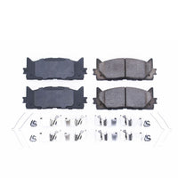 PowerStop Power Stop 13-18 Lexus ES300h Front Z17 Evolution Ceramic Brake Pads w/Hardware - Brakes Rotors &