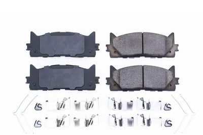 PowerStop Power Stop 13-18 Lexus ES300h Front Z17 Evolution Ceramic Brake Pads w/Hardware - Brakes Rotors &