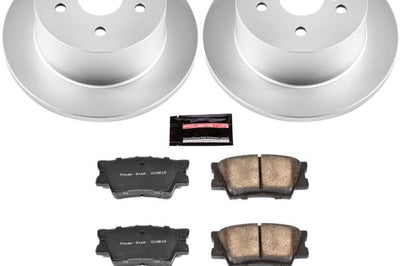 PowerStop Power Stop 13-18 Lexus ES300h Rear Z17 Evolution Geomet Coated Brake Kit - Brakes Rotors & Pads