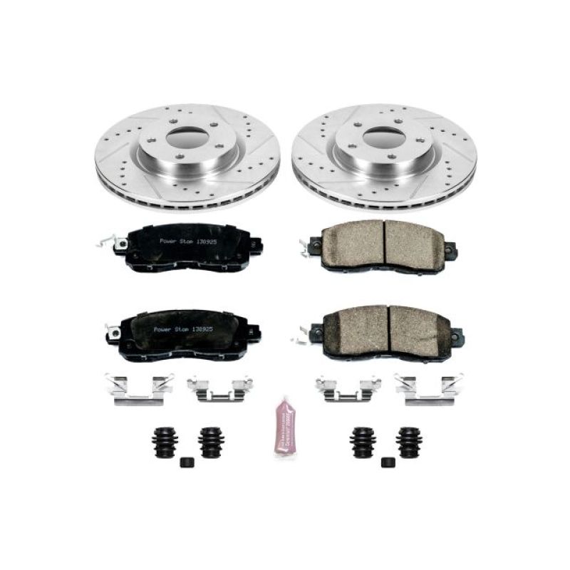 PowerStop Power Stop 13-18 Nissan Altima Front Z23 Evolution Sport Brake Kit - Brakes Rotors & Pads