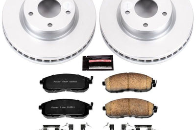 PowerStop Power Stop 13-18 Nissan Sentra Front Z17 Evolution Geomet Coated Brake Kit - Brakes Rotors & Pads