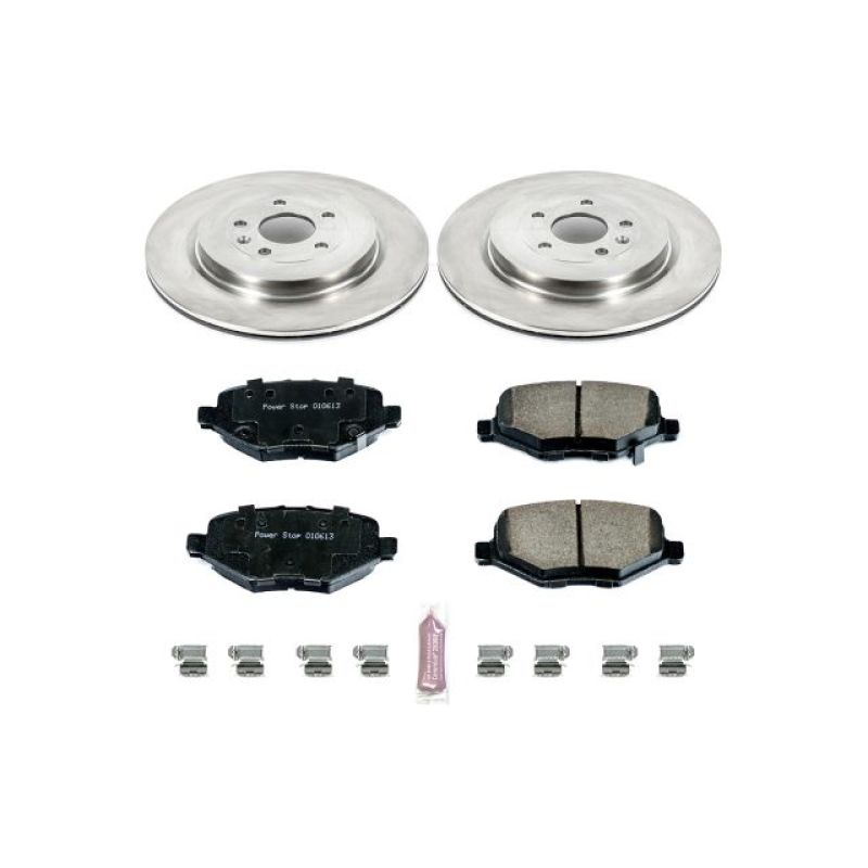 PowerStop Power Stop 13-19 Ford Explorer Rear Autospecialty Brake Kit - Brakes Rotors & Pads
