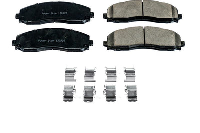 PowerStop Power Stop 13-19 Ford F-250 Super Duty Rear Z17 Evolution Ceramic Brake Pads w/Hardware - Brakes Rotors &