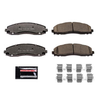 PowerStop Power Stop 13-19 Ford F-250 Super Duty Rear Z36 Truck & Tow Brake Pads w/Hardware - Brakes Rotors