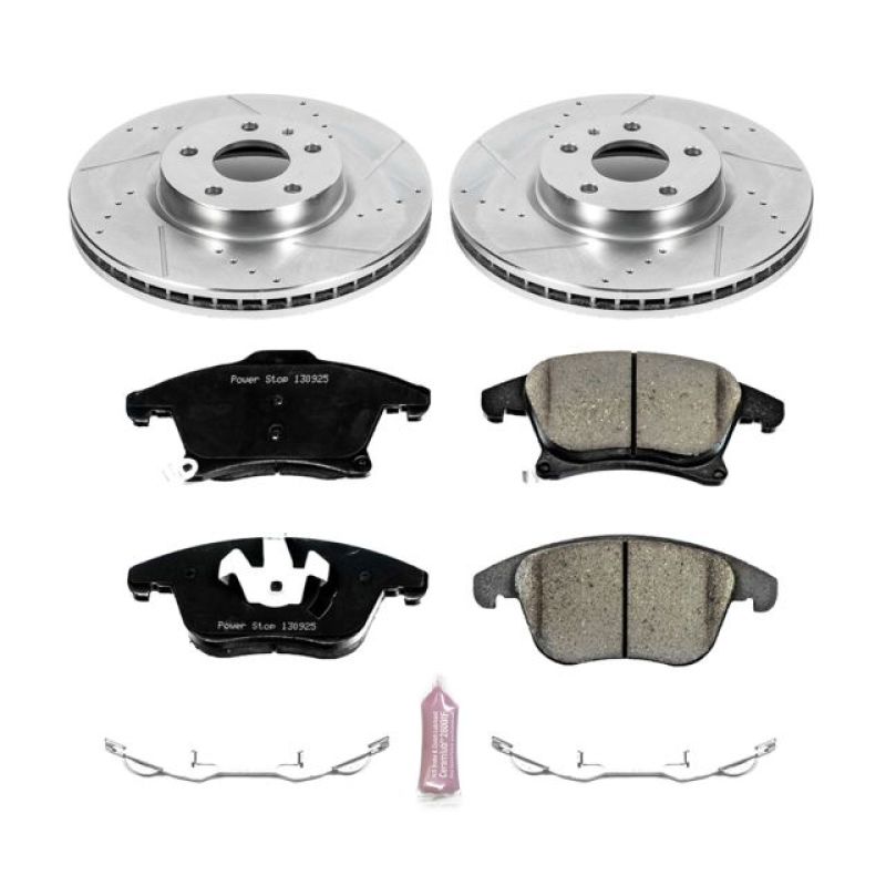 PowerStop Power Stop 13-19 Ford Fusion Front Z23 Evolution Sport Brake Kit - Brakes Rotors & Pads