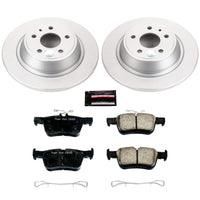 PowerStop Power Stop 13-19 Ford Fusion Rear Z17 Evolution Geomet Coated Brake Kit - Brakes Rotors & Pads